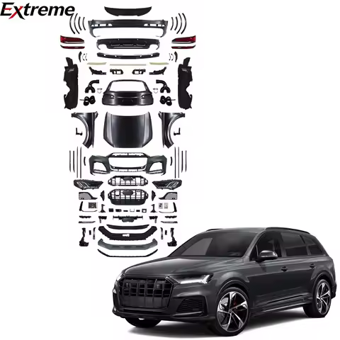 Bumpers Bodykit for Audi Q7 2006-2015 Upgrade to 2024 SQ7 Model with Full Set of Automotive Parts.