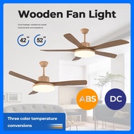 【GuangMao】Ceiling Light With Fan 52” Fan Blades LED Lights DC Motor Ceiling Fan