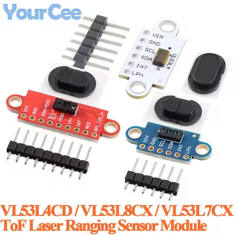 5pcs/1pc VL53L8CX VL53L7CX 8x8 VL53L4CD High-Precision Time-of-Flight ToF Proximity Sensor Laser Ran