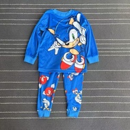 Baby Kids Boy Sonic Pyjamas Sleepwear Baju Tidur Budak Lelaki Pajamas Sonic