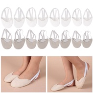 hot【DT】 Half Faux Leather Sole Ballet Pointe Shoes Rhythmic Gymnastics Slippers