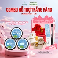 [3 boxes of 25g] ToothPaste wax ToothPaste 25g Supports bright white teeth