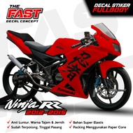 Striping Ninja 150 RR new Kanji Custom Fullbody 2012 - 2015 Stiker Variasi Kawasaki Ninja RR Baru D