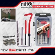 [ HITTO ] Thread Repair Kit /Tool M5 x 0.8mm/M6 x 1.0 MM/M8x1.25mm /M10x1.25/M10x1.50/M12X1.25mm (Hi