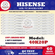 40K20P HISENSE 40 INCH LED TV BACKLIGHT ( LAMPU TV ) LED BACKLIGHT 40K20 40K-20P 40-K20P