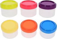 ABOOFAN Salad Dressing Container to Go, 6pcs 35ml Condiment Cups Containers with Lids Small Food Sto