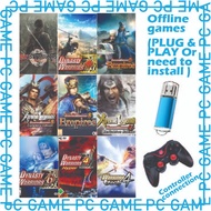 DYNASTY WARRIORS ORIGINS & all game PC GAME Offline (PLUG & PLAY Or need to install) & digital game 