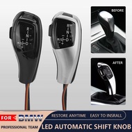 Car LED Gear Shift Knob Head Automatic Shifter Lever For BMW X1 E84 Z4 E89 1 3 7 Series E81 E82 E87 