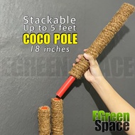 EGreen COCO POLE 1.5 ft / 18 inches (Stackable)