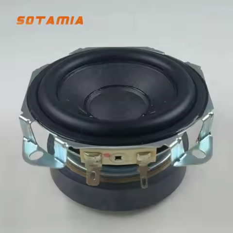 SOTAMIA 1Pcs 3 Inch Audio Full Range Speaker 4 Ohm 20W Rubber Edge Folding Horn Power Loudspeaker DI