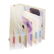 Licht Lab myfa Support Activity Collection Stock File 6 Dividers 7 Pockets B6 Milky White F3350-0, J