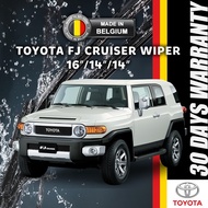 Toyota FJ Cruiser Wiper 16" + 14" + 14"  MADE IN BELGIUM Front Wiper Blades SHENZO