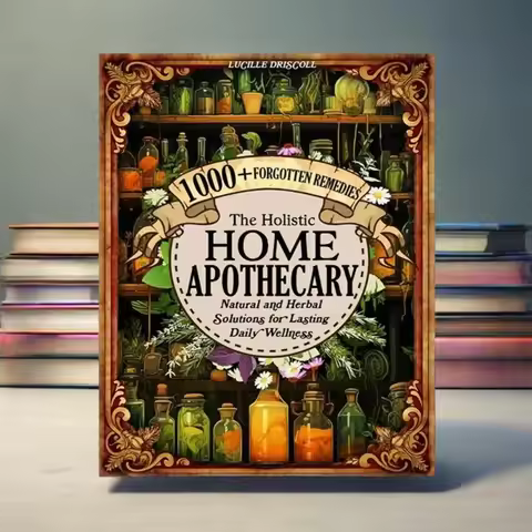 1000+ Forgotten Apothecary Recipes Remedies Book, Natural and Herbal Daily Wellness, Vintage Aesthet