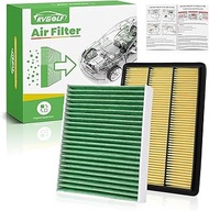 Engine+Cabin Air Filters Fit for Infiniti QX50 2.0L 2019-2025, Infiniti QX55 2022-2025 Engine Air Fi