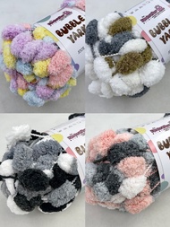 Benang rajut bubble yarn polyester