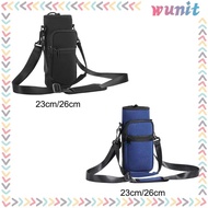 [Wunit] Water Bottle Carrier Bag with Zip Pocket, Bottle Accessories, Tumbler Sleeve Water Bottle Holder