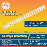 39PHA4251S/98 PHILIPS 39" LED TV BACKLIGHT (LAMPU TV) PHILIPS 39 INCH LED TV 39PHA4251S 39PHA4251