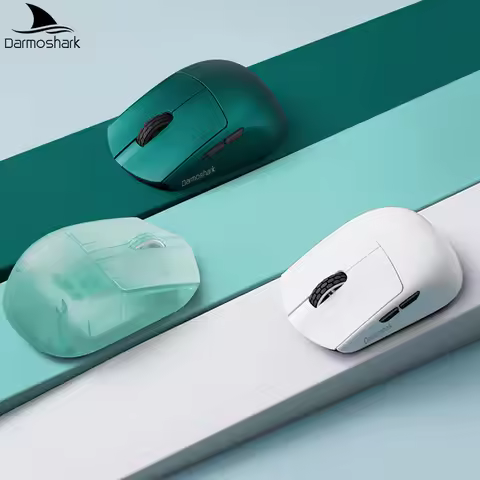 Darmoshark M5V2 Wireless Gaming Mouse PAW3950 Dual 8kHz Finger Grip Mouse 30000DPI Esports Game Mice