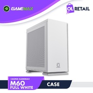 GameMax M60 White Dual Mesh mATX Gaming PC Case