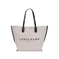 longchampˉFrance Travel Canvas Bag Casual Versatile Bamboo Lunch Box Bag Shoulder Crossbody Bag Port