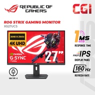 Asus 27" ROG Strix XG27UCS Fast IPS 4K UHD HDR400 G-Sync Freesync Premium 160Hz 1ms USB-C Ergonomic 