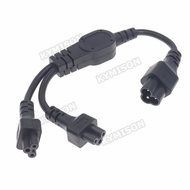 IEC320 C6 to 2XC5 Female Y Type Splitter Power Cord C5 to C6 Power line cable to 2ways IEC 320 C5 Ex