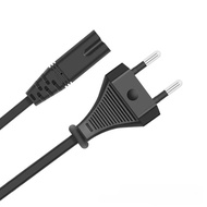 Universal 1.8M Figure 8 Power Cable Black TV Monitor Printer Speakerkabel listrik
