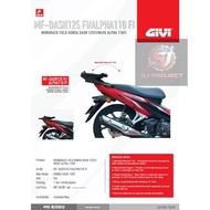 GIVI MONORACK RACK LIPAT MF GIVI BRAKET BOX HONDA DASH 125Fi/ALPHA ACCESSORIES MOTOR HONDA DASH