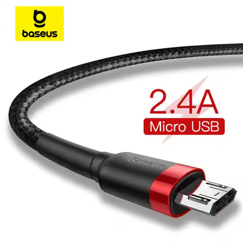 Baseus USB Micro C Cable for Huawei P30, Xiaomi Quick Charge 3.0 Cable Fast Charging for Huawei P30 