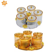[Lacooppia2] Condiment Jars Dustproof Seasoning Boxes Elegant Candy Containers Food Storage for Hous
