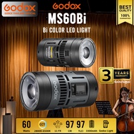 Godox LED MS60Bi 60W Bi-Color 2800K-6500K 3300mAh - รับประกันศูนย์ Godox Thailand 3ปี