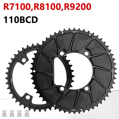 110 BCD 4 BOLT Chainring for Shimano 105 R7100 Ultegra R8100 Dura Ace 9200 Road Bike Double Chain ri