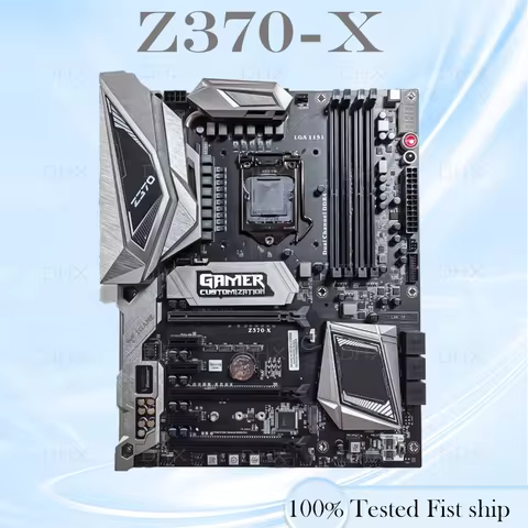 For Colorful iGame Z370-X Motherboard SATS III 64GB Z370 Mainboard PCI-E 3.0 M.2 LGA 1151 DDR4 ATX 1