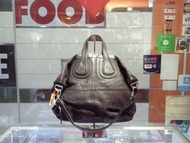 Givenchy Black Leather Nightingale Shoulder Handbag Hand Bag 紀梵希 黑色 皮革 真皮 皮 經典款 手挽袋 手袋 肩袋 袋