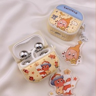 Fun cute cartoon star people for huawei freeclip2 protective case freebudspro4 earphone case freebud