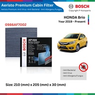 BOSCH Aeristo Premium air conditioner filter 0986AF7002 for HONDA Brio 2019 to present
