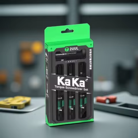 2uul KAKA Screwdriver Adjustable Torque Screwdriver Mobile Phone Repair Tool Batch Head Detachable