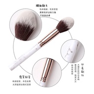 {Brush Tools} Marble Single Makeup Brush Blush Foundation Soft Hair Contour Loose Powder Tools Beaut