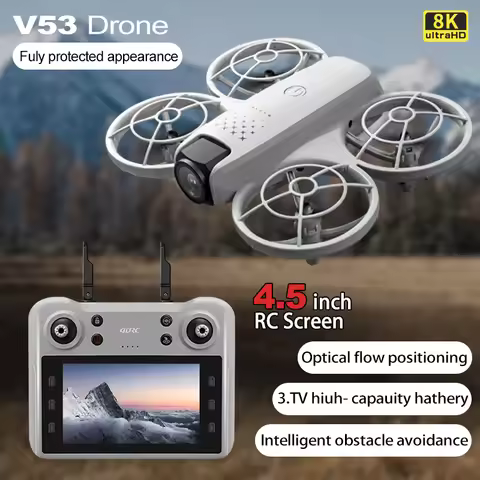 V53 Professional Mini RC Drone 8K WIFI FPV HD Aerial Photography Optical Flow Positioning Dual Camer