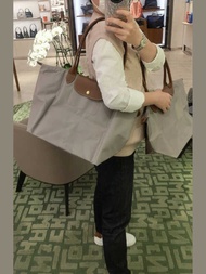 The New 1 Original Official Store Turtle Dove Grey Nylon Bag L1899 Large L2605/L1621 Mediu