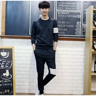 4soc men's hoodie fleece set for autumn and winter, super cool men's fleece set for all winter guys