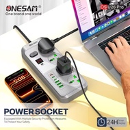 [ OS ] ONESAM OS-U26 Pro Timer Power Socket /43W Quick Charging / 3 USB + 3 PD+ 4 Socket / 1-24 Hour
