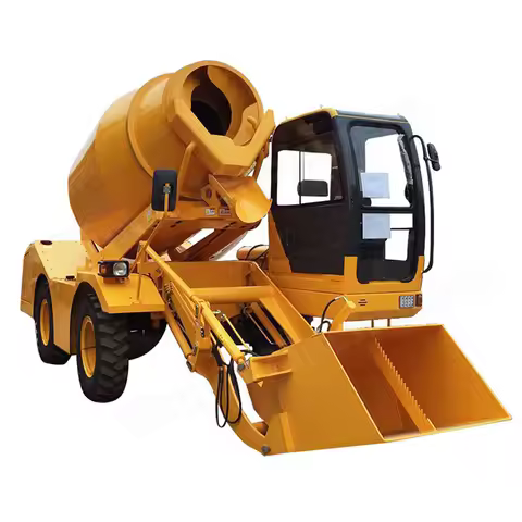 Factory Price 4 Cubic Meter Self Loading Concrete Mixer Truck Mounted Concrete Truck Drum Cement Mix
