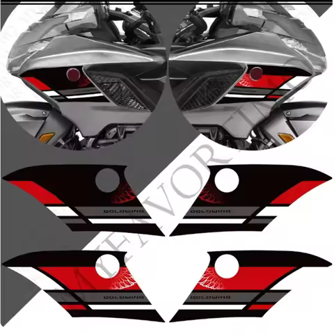 For Honda Goldwing Gold wing Protector Tank Pad GL1800 F6B Tour Wheel Stickers Decals Body Fender Sh