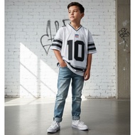 OLIVERKIDS - Boys and girls jersey 3-12 years NO 10 print Full Printing Women Girls Half Vintage Str