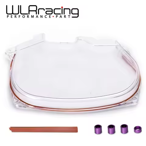 WLR Clear Cam Gear Cover Timing Belt Cover Turbo Cam Pulley For 96-05 Mitsubishi Evolution Lancer EV