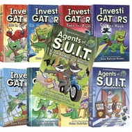 (9 Books) Hardcover InvestiGators Full Color English Comic Book Investi Gators By John Patrick Green