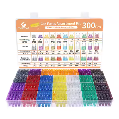 300/180/100pcs 32V Car Blade Fuse Assortment Kit Auto Truck Automotive Standar Mini Fuse Mixed Motor