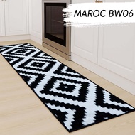 MAROC Carpet 50x150cm BW06 LocalMONOKROM, Floor Carpet, Fur Carpet