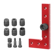 2-10mm Dowel Jig Square Center Finder Woodworking Tools Drill Guide for Straight Holes Self Centerin